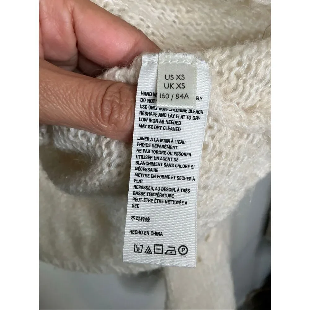 Free People Pointelle Cropped Cardigan